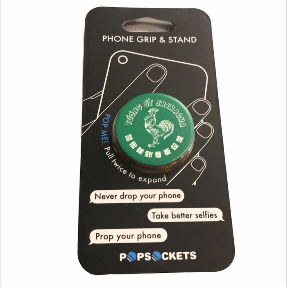 PopSockets Sriracha PopSocket Green White